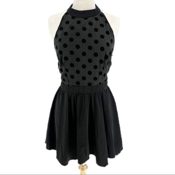 Camilla & Marc | Black Polka Dot Mini Dress - Picture 4 of 16